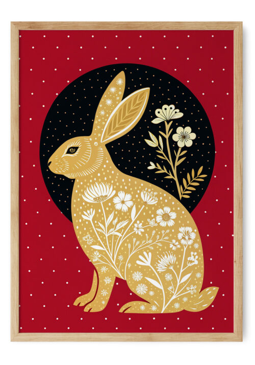Hare silhouette