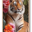 Tiger & blomster